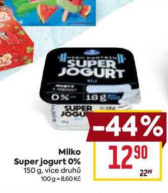 Milko Super jogurt 0% 150 g