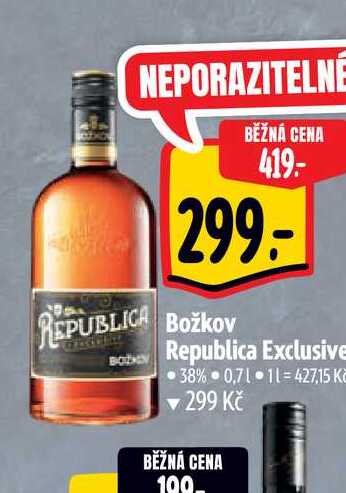 Božkov Republica Exclusive 0,7 l