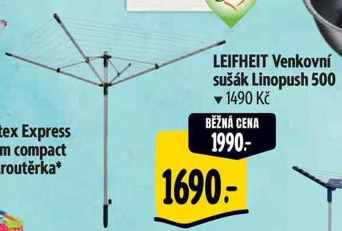 LEIFHEIT Venkovní sušák Linopush 500 