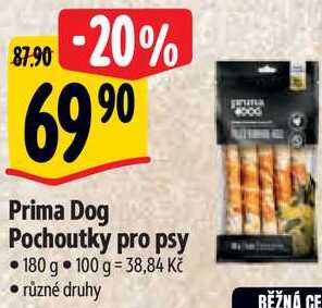 Prima Dog Pochoutky pro psy, 180 g 