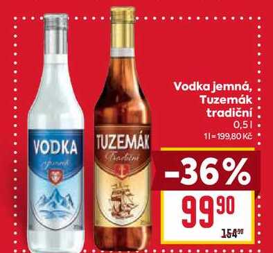 Vodka jemná, Tuzemák tradiční 0,5l