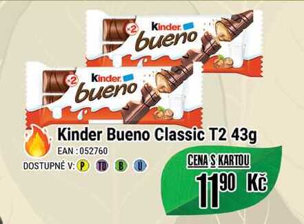 Kinder Bueno Classic T2 43g 