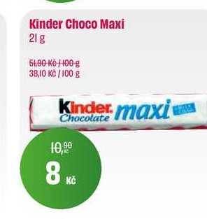 Kinder Choco Maxi 21g 