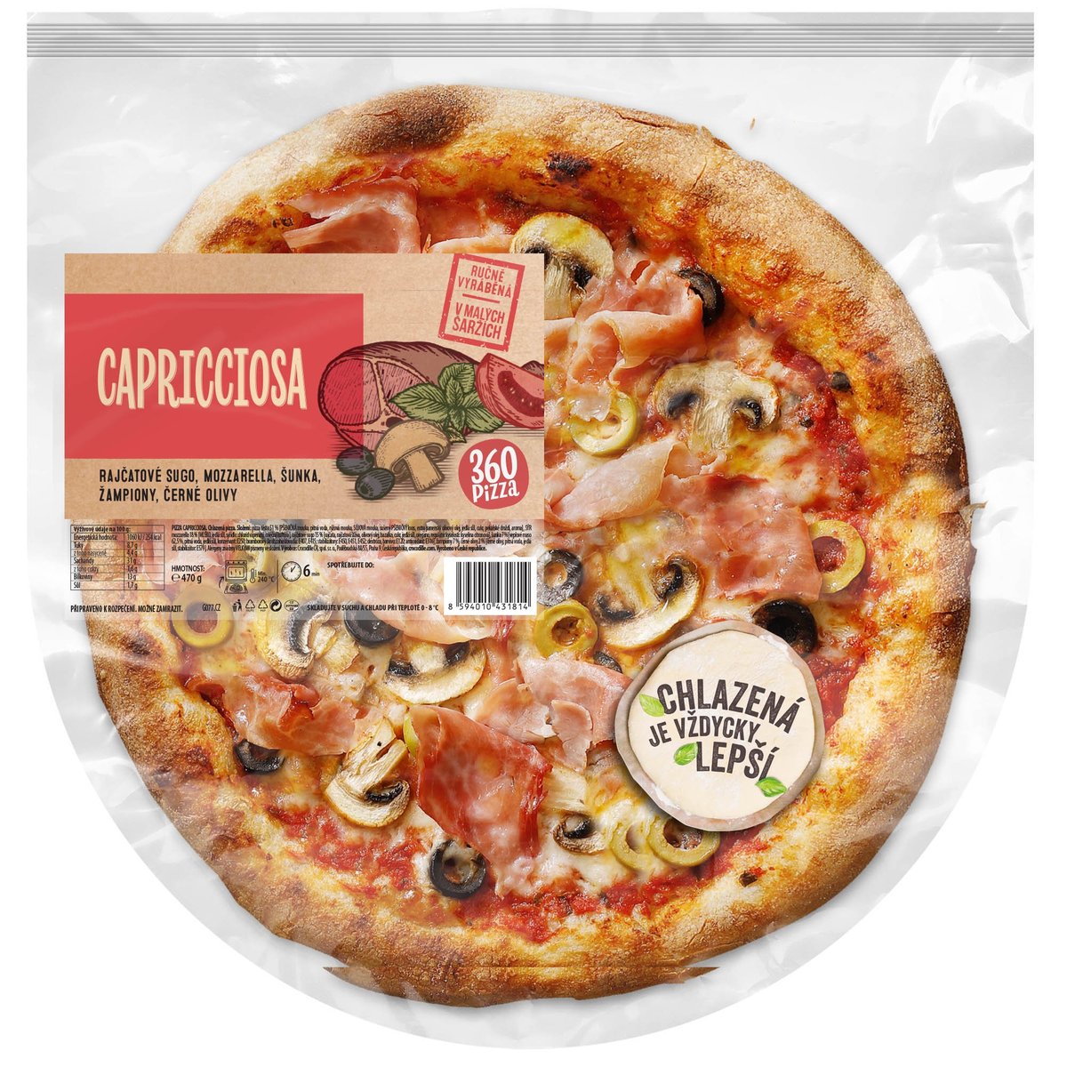 360 Pizza Capricciosa