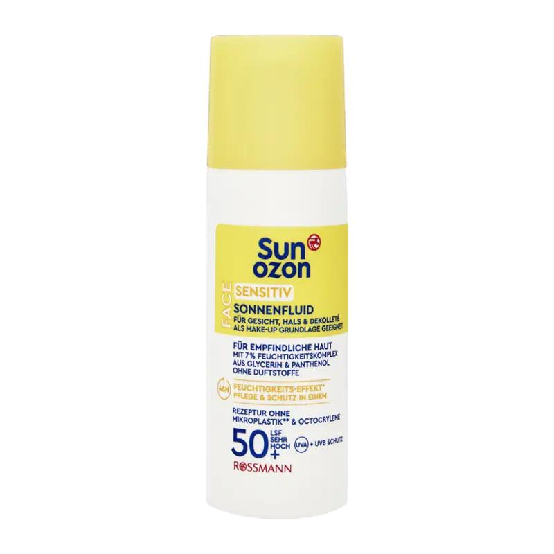 Sunozon Krém na opalování Sensitive SPF50+, 50 ml