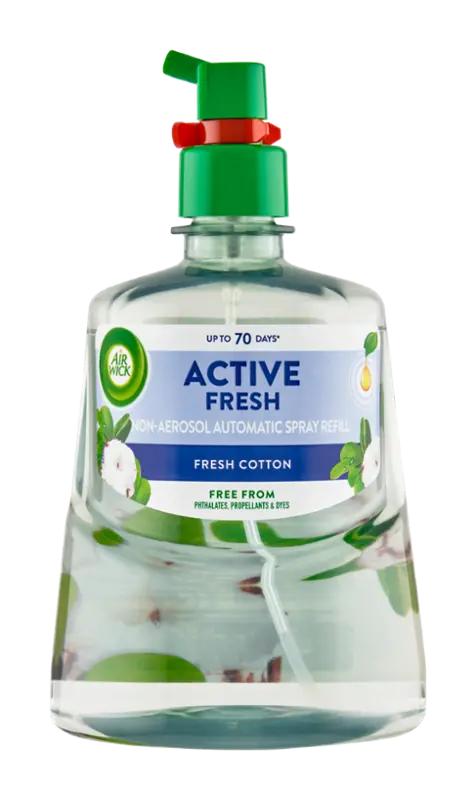 Sleva - Air Wick Náplň na vodn Air Wick Náplň na vodní bázi do difuzéru Active Fresh Svěží bavlna, 228 ml