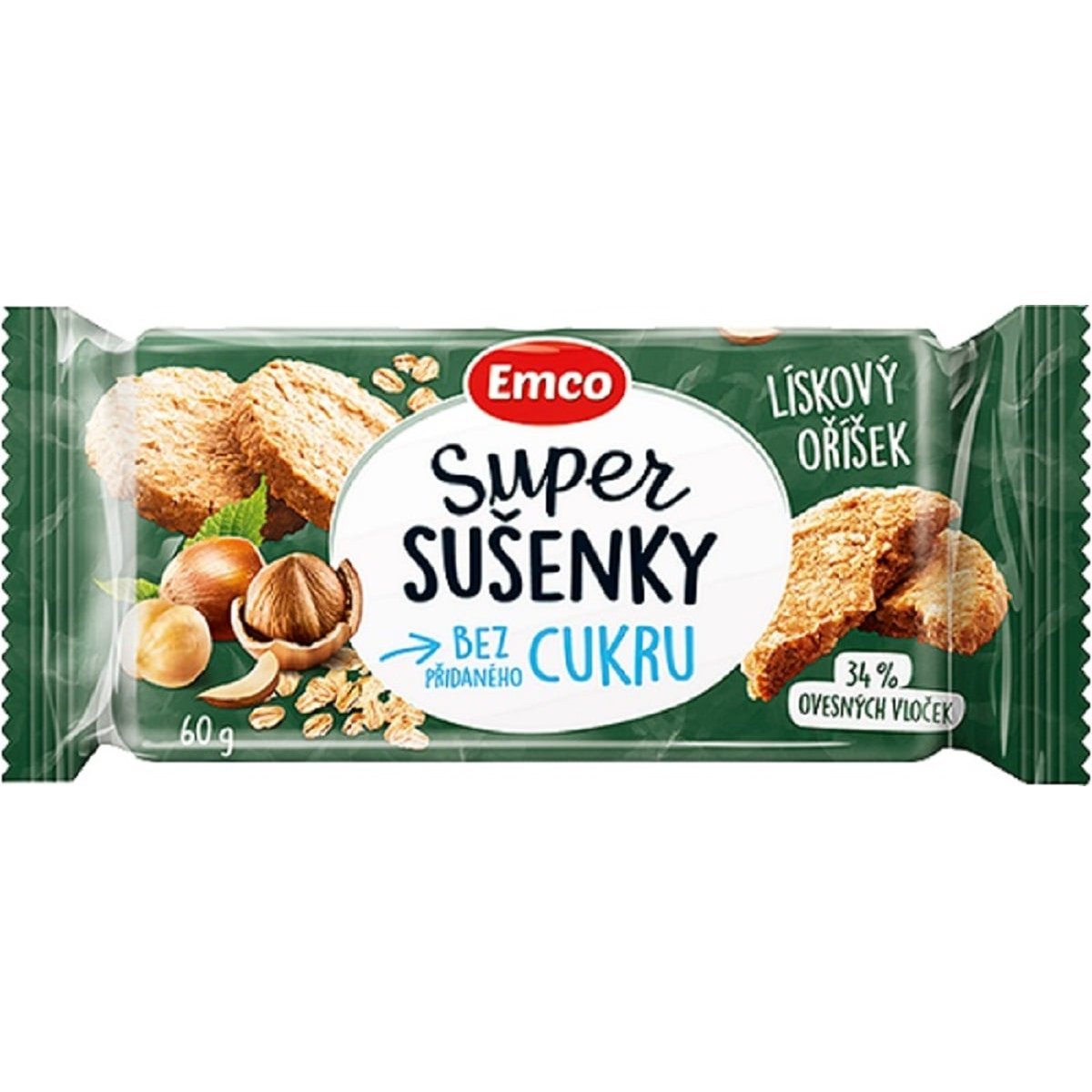 Emco Super sušenky lískový oříšek