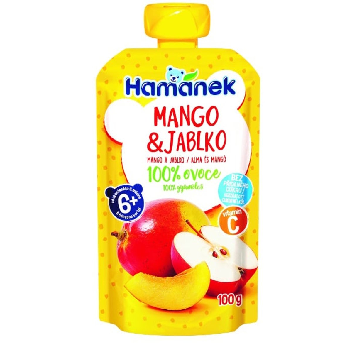 Hamánek Ovocná kapsička mango a jablko