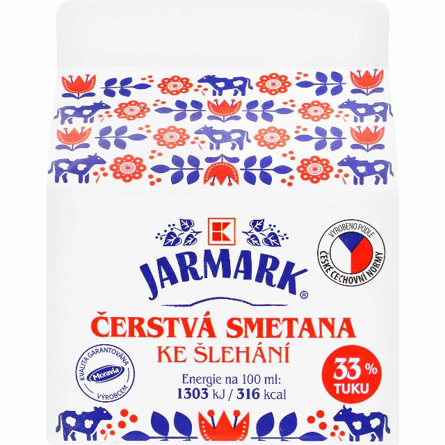 K-Jarmark Smetana ke šlehání 33 %