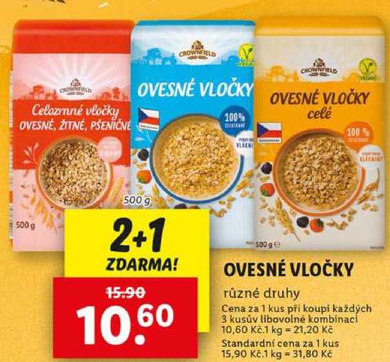 OVESNÉ VLOČKY, 500 g