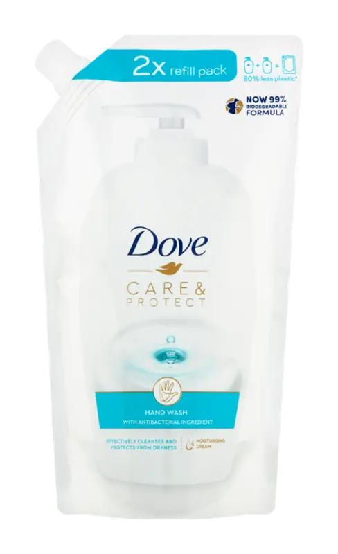 Dove Tekuté mýdlo náhradní náplň Care & Protect , 500 ml