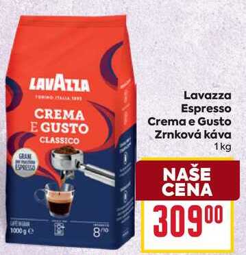 avazza Espresso Crema e Gusto Zrnková káva 1 kg v akci