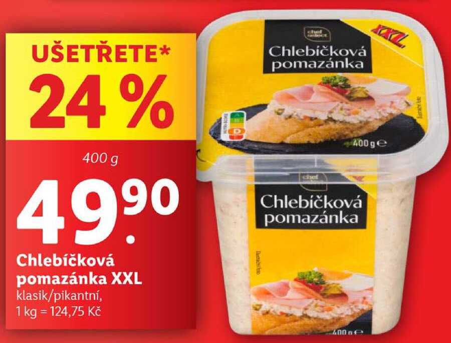 Chlebíčková pomazánka XXL, 400 g