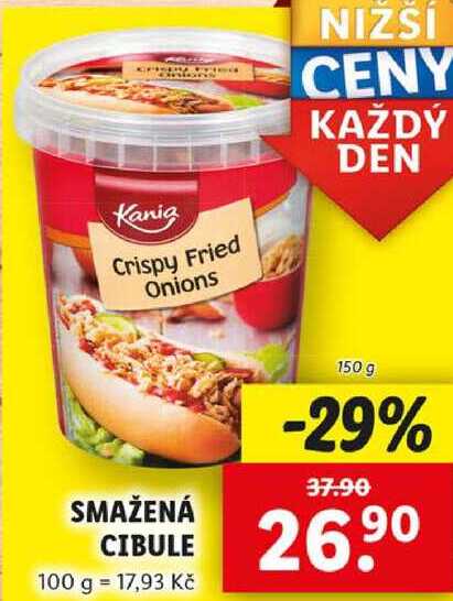 SMAŽENÁ CIBULE, 150 g