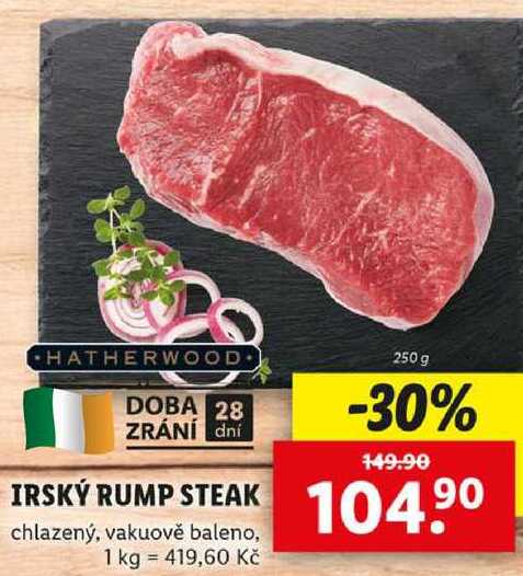 IRSKÝ RUMP STEAK, 250 g