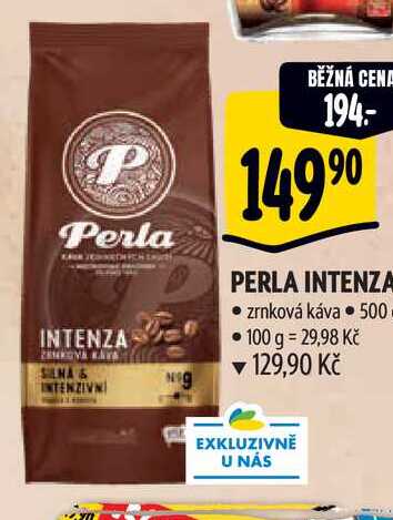  PERLA INTENZA -  zrnková káva  500 g v akci