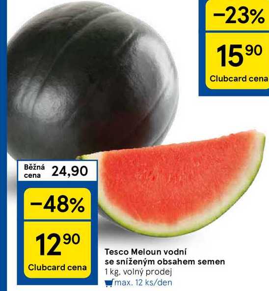 Tesco Meloun vodní se sníženým obsahem semen, 1 kg
