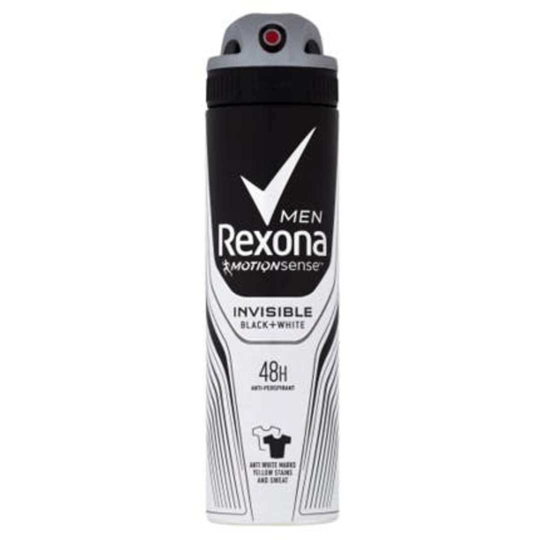 Rexona Motionsense invisible black+white antiperspirant