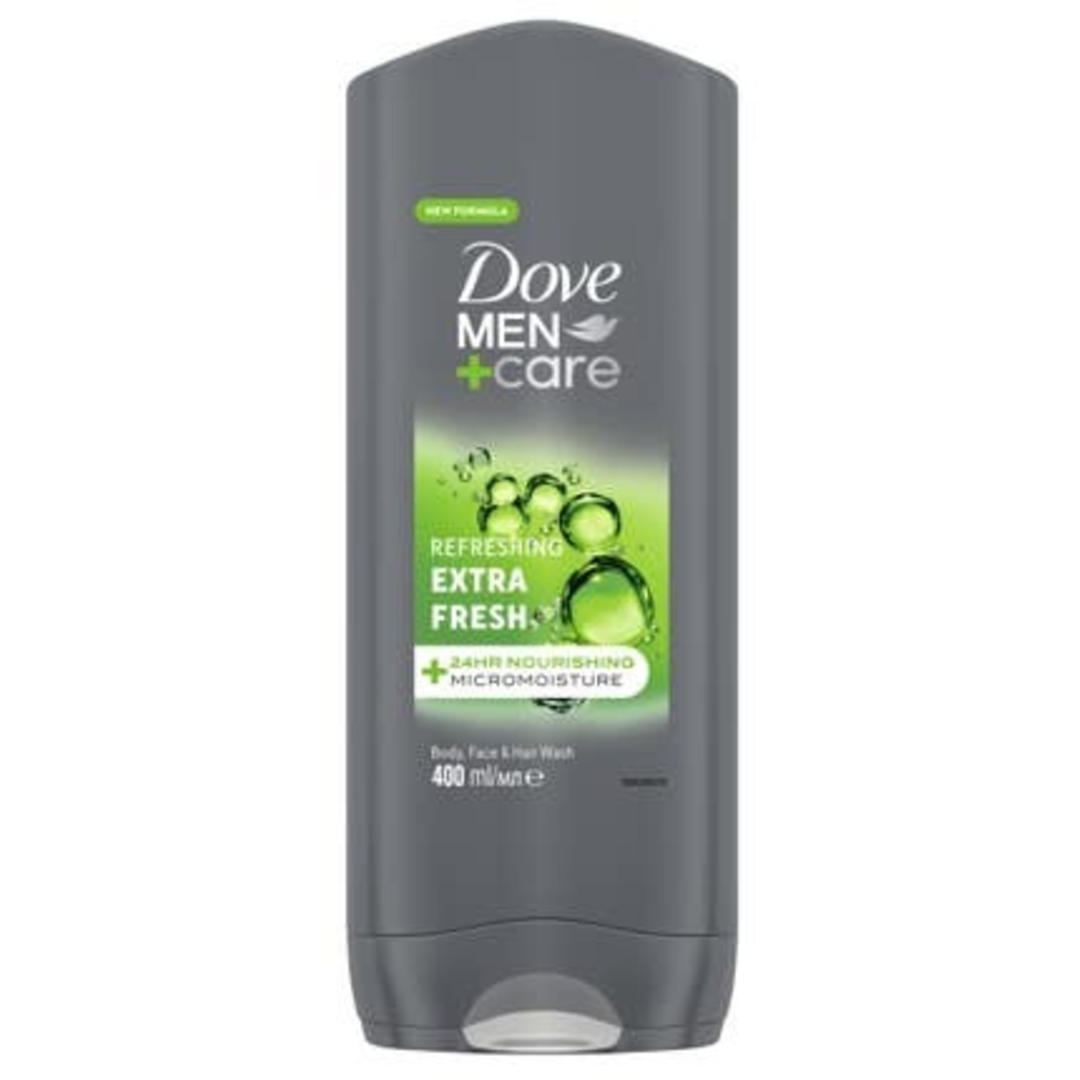 Dove Men+Care Extra Fresh sprchový gel na tělo a obličej pro muže