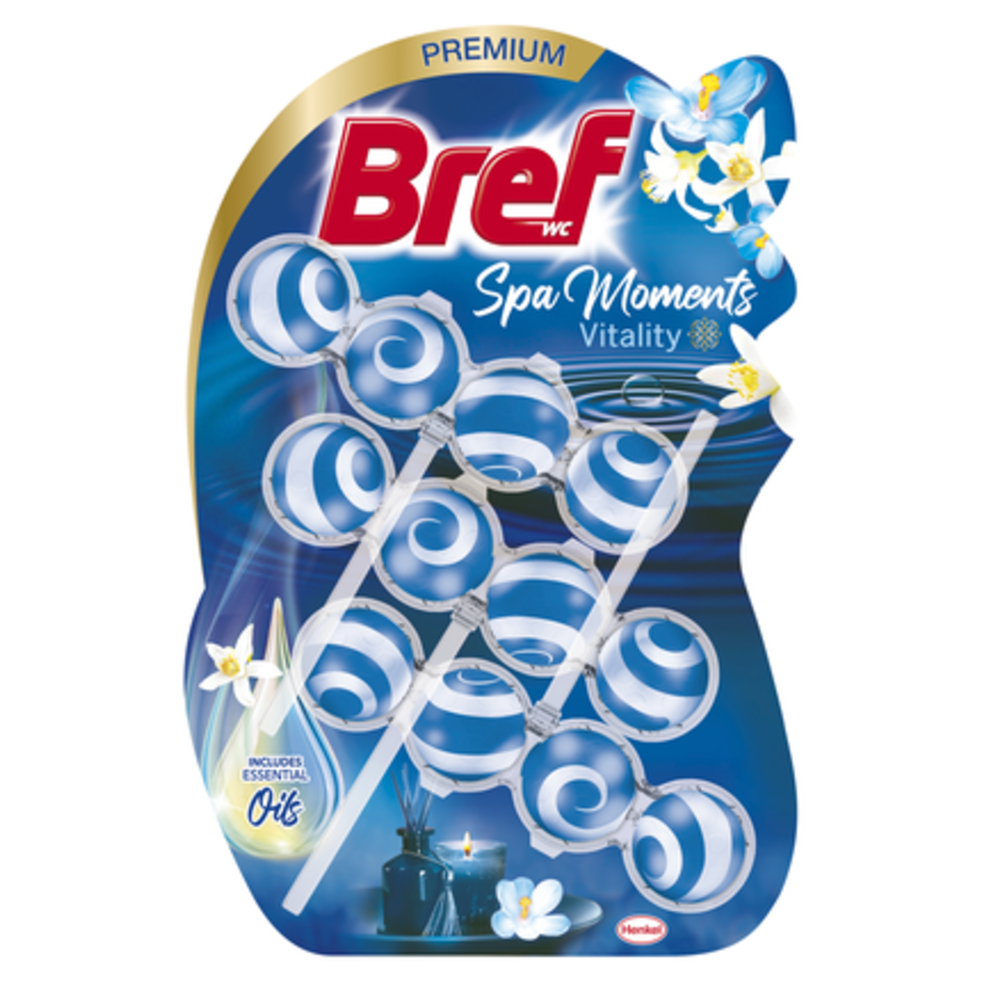 Bref Spa Moments Vitality tuhý WC blok 3x50g