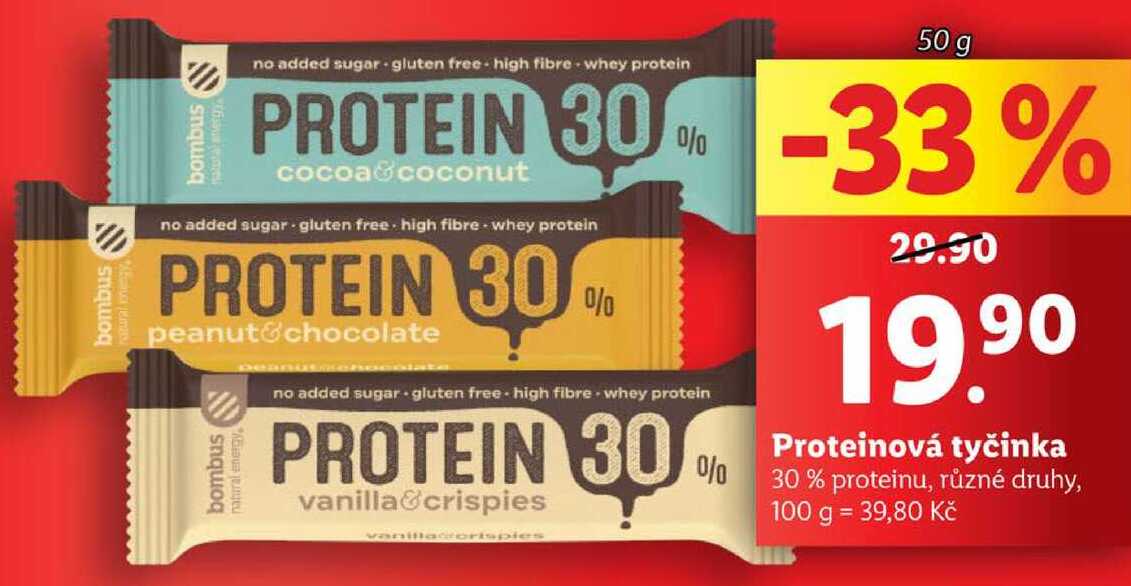 Proteinová tyčinka, 50 g