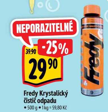 Fredy Krystalický čistič odpadu 500 g