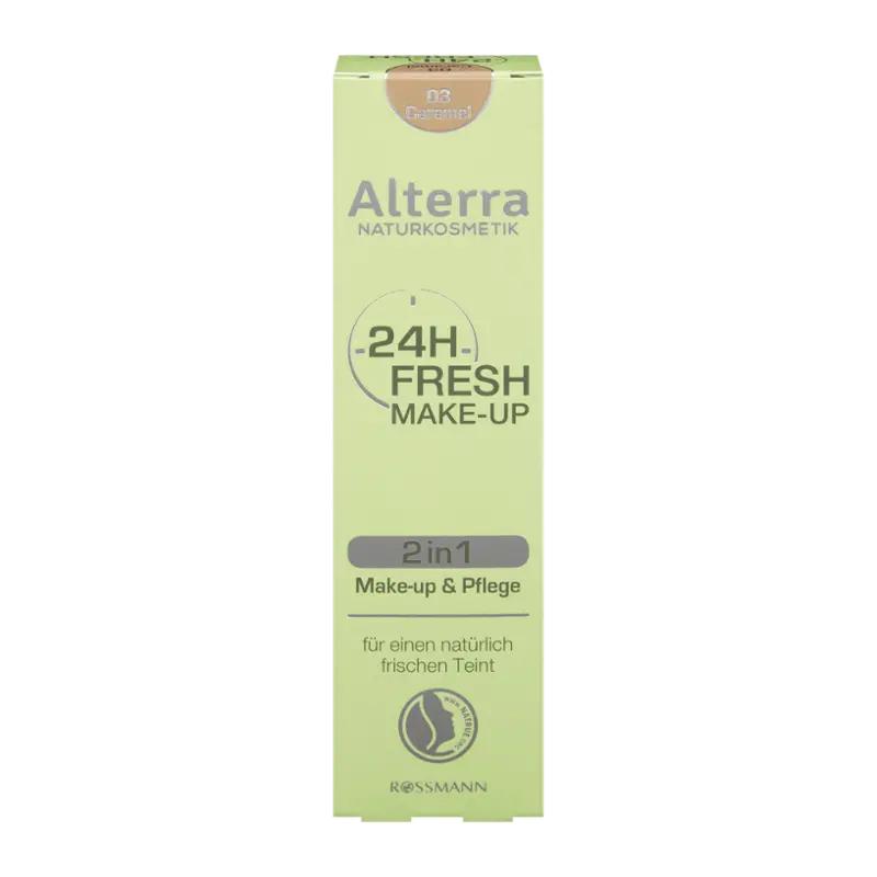 Alterra Naturkosmetik Make-up 24h Fresh 03 Caramel, 1 ks