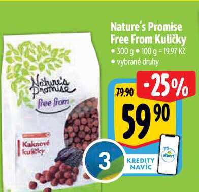   Nature's Promise Free From Kuličky 300 g 