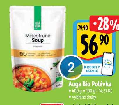 Auga Bio Polévka 400 g vybrané druhy 