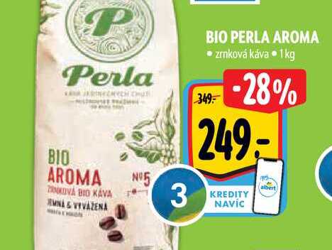 Bio perla aroma zrnková káva 1kg 