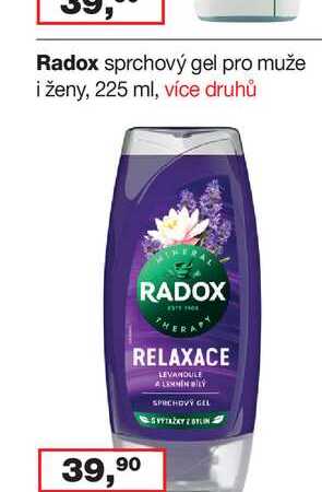 Radox sprchový gel pro muže i ženy, 225 ml, více druhů 