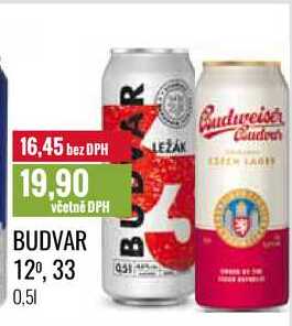 BUDVAR 33 0,5l