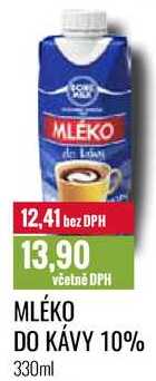 MLÉKO DO KÁVY 10% 330ml 