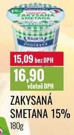 ZAKYSANÁ SMETANA 15% 180g 