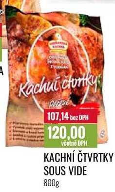 KACHNÍ ČTVRTKY SOUS VIDE 800g 