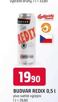 BUDVAR REDIX 0,5 L 