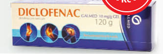 DICLOFENAC GALMED 10 MG/G