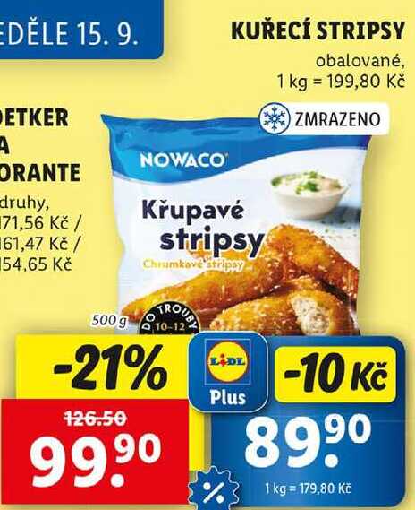 KUŘECÍ STRIPSY, 500 g