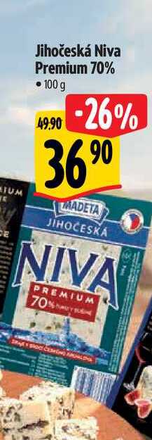  Jihočeská Niva Premium 70% • 100 g 