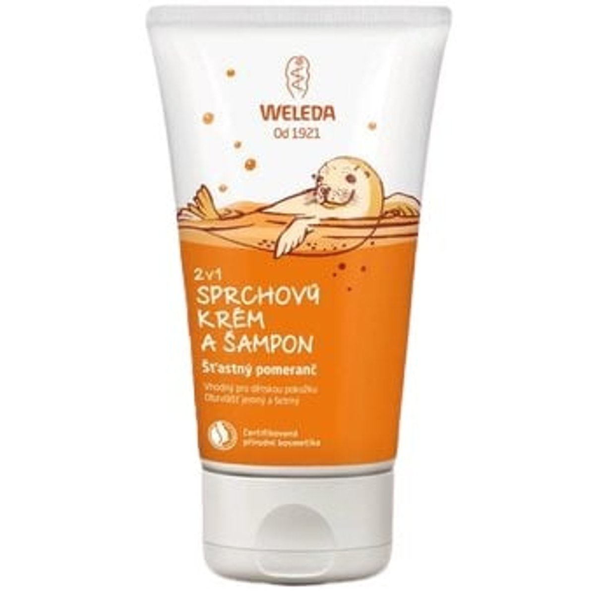 Weleda 2 v 1 sprchový krém a šampon šťastný pomeranč v akci