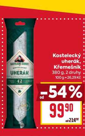 Kostelecký uherák, Křemešník 380 g