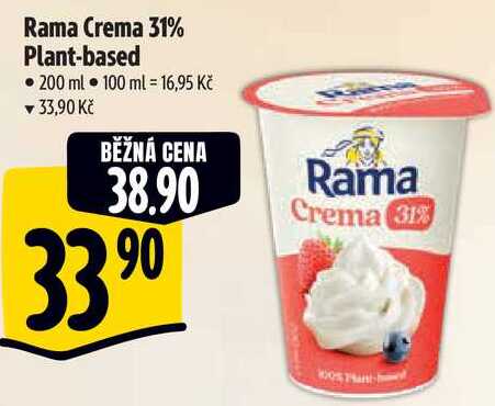 Rama Crema 31% Plant-based, 200 ml 