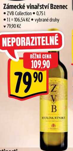 Zámecké vinařství Bzenec ZVB Collection, 0,75 l 