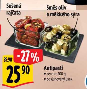 Antipasti, cena za 100 g 