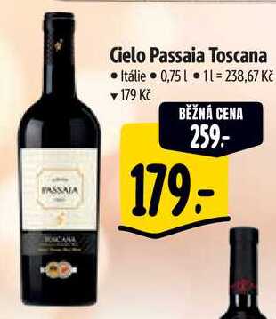 Cielo Passaia Toscana, 0,75 l