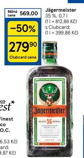 Jägermeister 35%, 0,7 l 