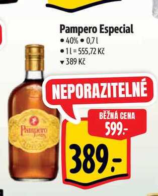   Pampero Especial 0,7 l