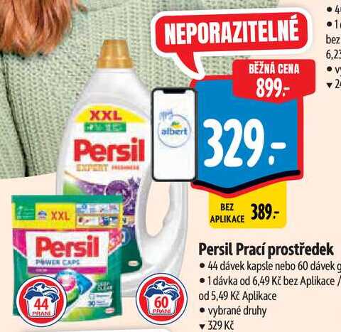   Persil Prací prostředek • 44 dávek kapsle nebo 60 dávek 