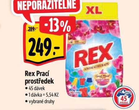   Rex Prací prostředek • 45 dávek  