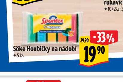  Söke Houbičky na nádobí 5ks 